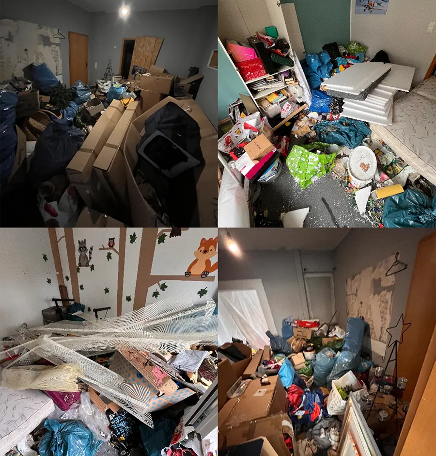 Vorher Messi Wohnung