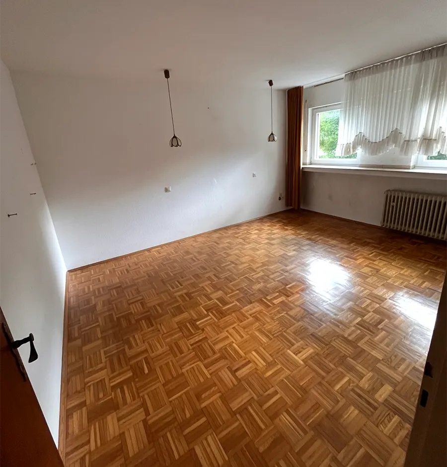 Schlafzimmer nach unserer Entrümpelung